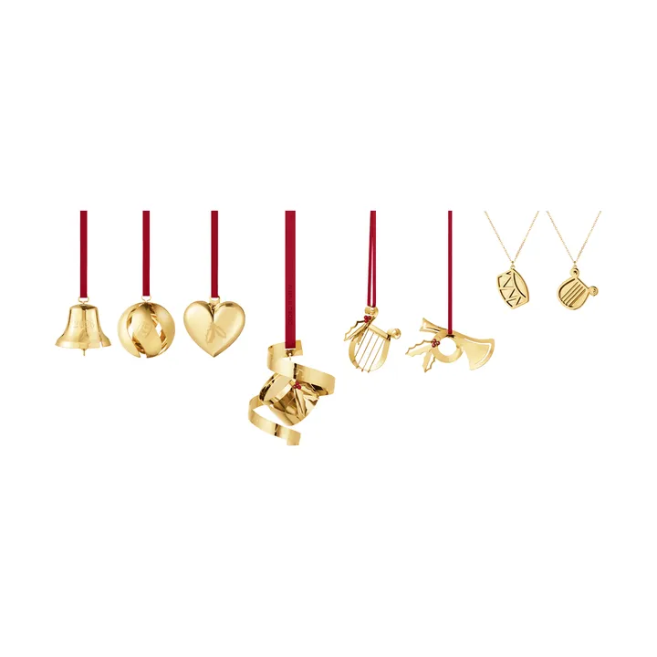 Set decorativo 2026 - Oro, 8 pezzi - Georg Jensen