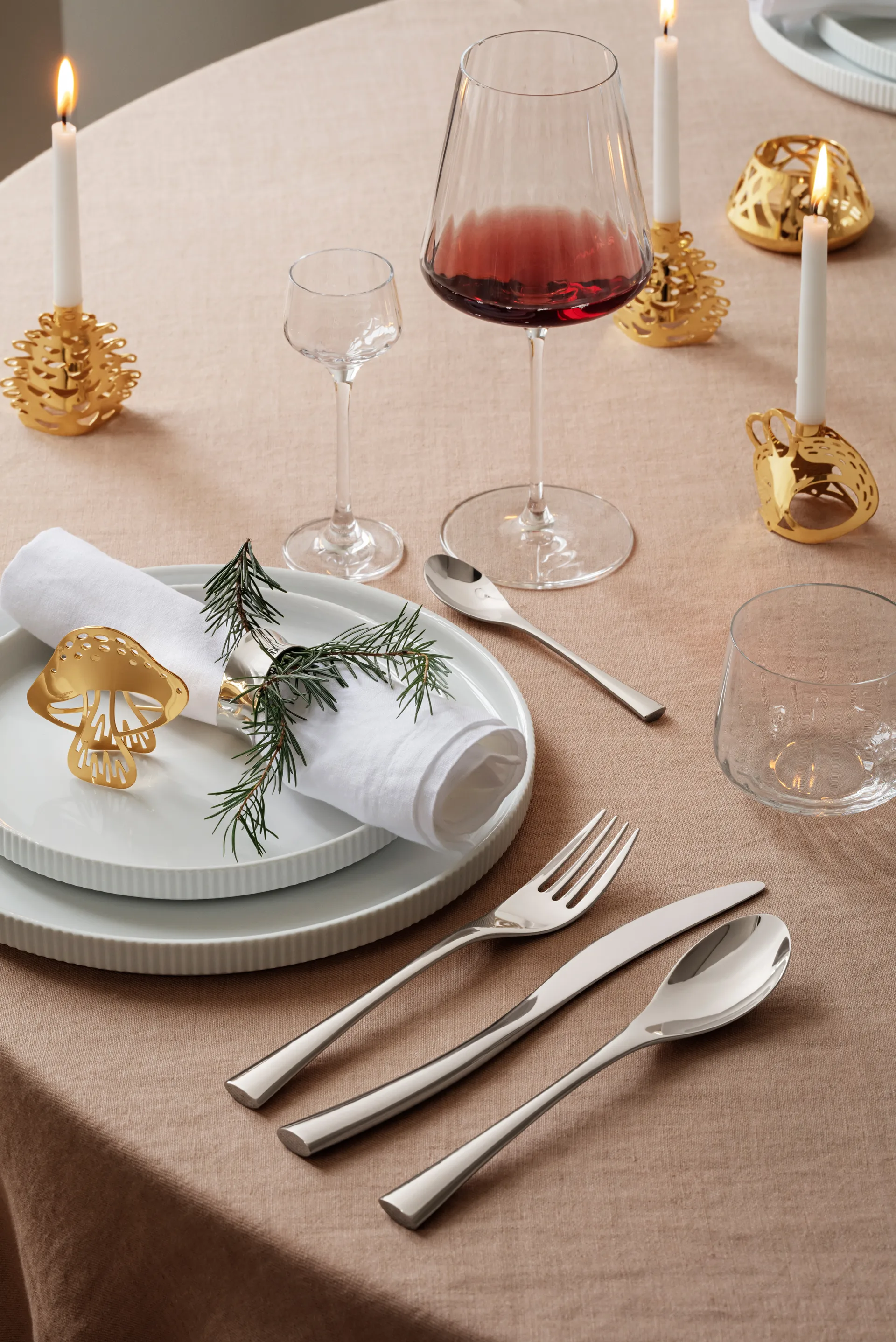 Set di posate Cobra in acciaio inox, 24 pezzi Georg Jensen