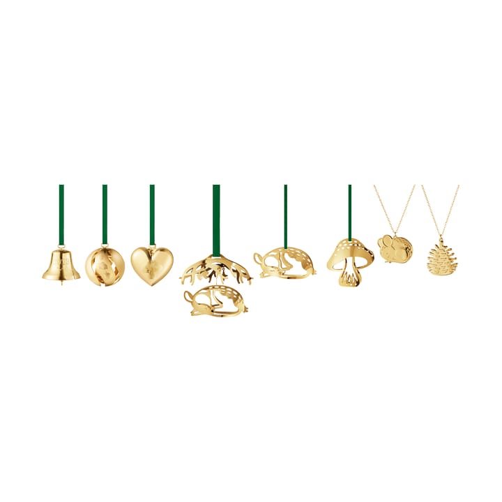 Set regalo anno 2023, 8 pezzi, Laminato in oro Georg Jensen