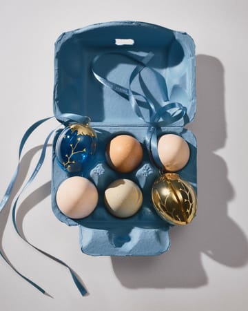 Uova decorative di Pasqua Primavera 2025 - Acciaio inossidabile placcato oro - Georg Jensen
