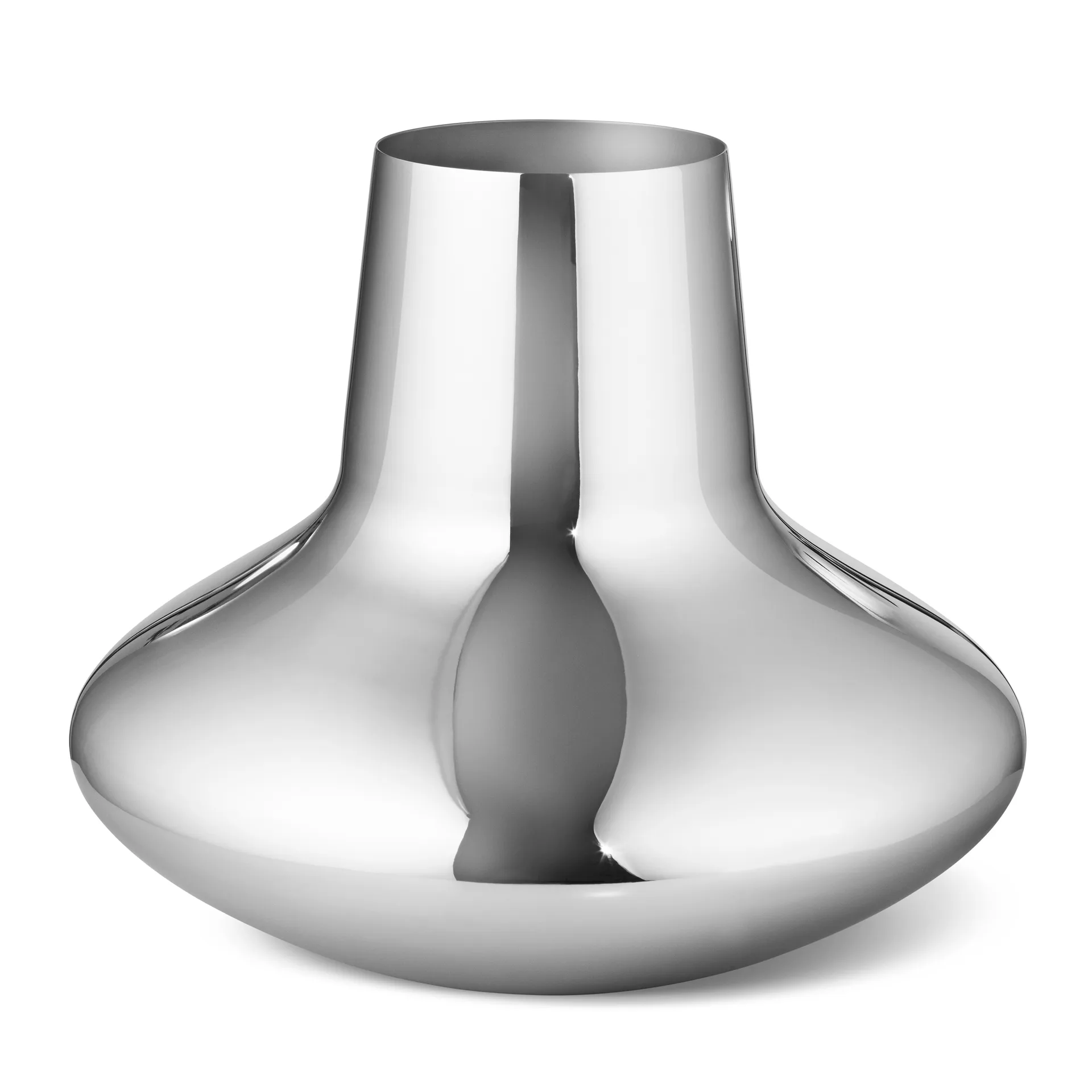Vaso in acciaio inossidabile Henning Koppel , grande, 22.2 cm Georg Jensen
