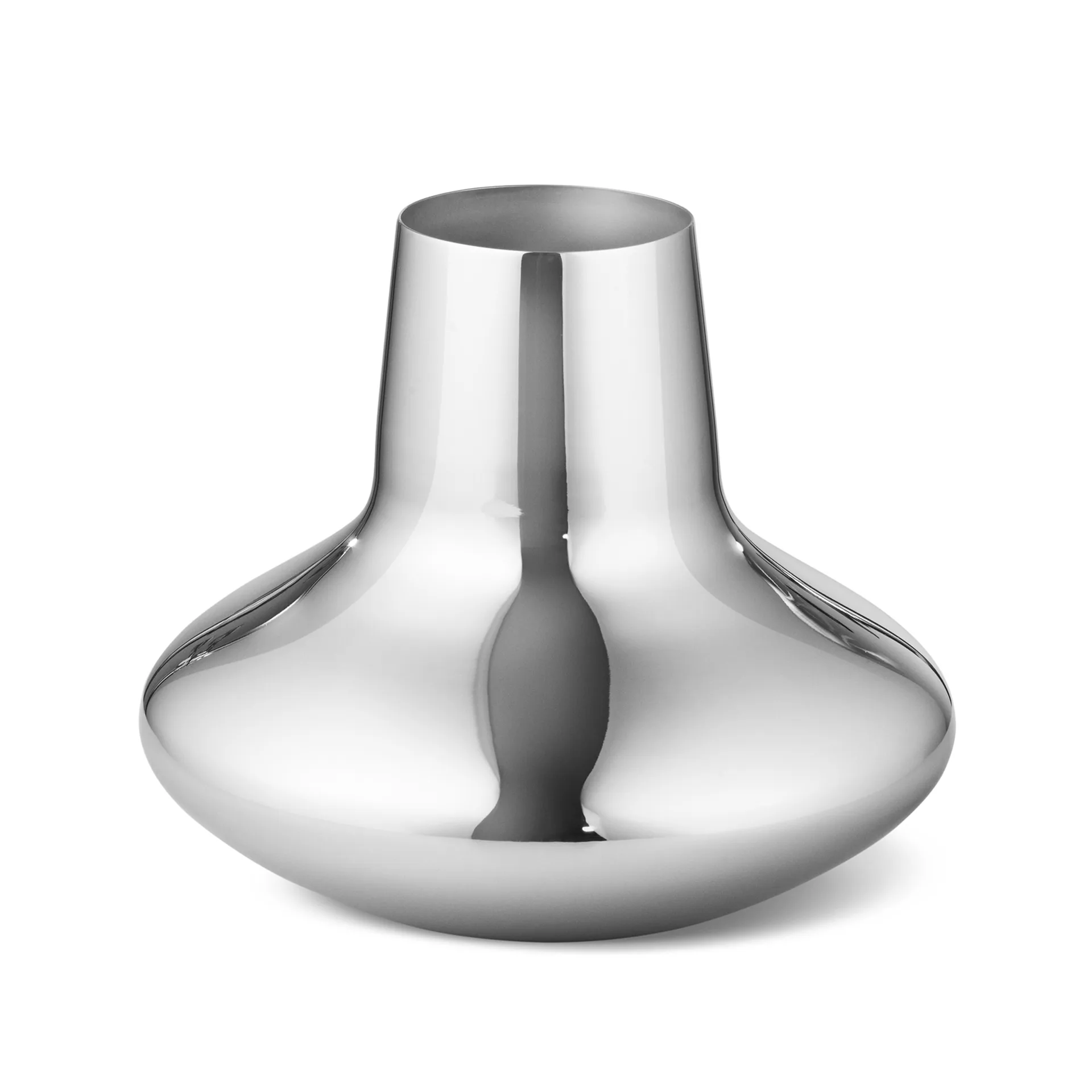 Vaso in acciaio inossidabile Henning Koppel , piccolo 12.4 cm Georg Jensen