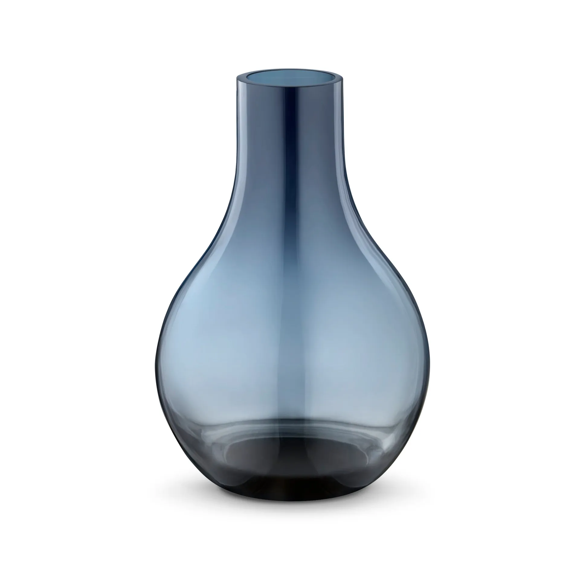 Vaso in vetro Cafu blu, extra small, 14,8 cm Georg Jensen
