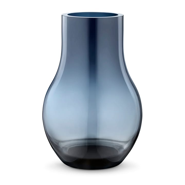 Vaso in vetro Cafu blu - medio, 30 cm - Georg Jensen