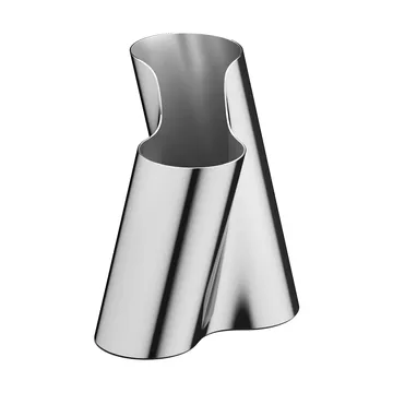 Vaso medio Lituus 20,4 cm - Acciaio inossidabile - Georg Jensen