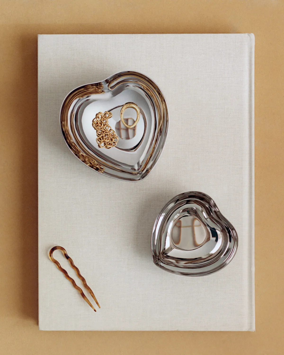 Vassoio Heart, Argento, piccolo Georg Jensen