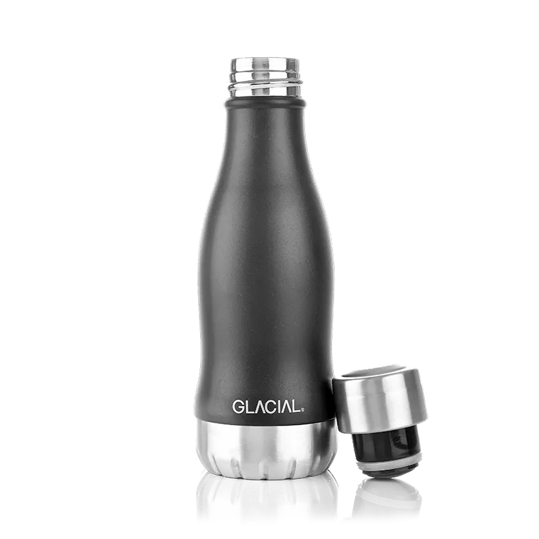 Bottiglia Glacial 280 ml, Matte black Glacial