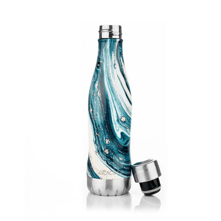 Bottiglia Glacial 400 ml - Indigo marble - Glacial