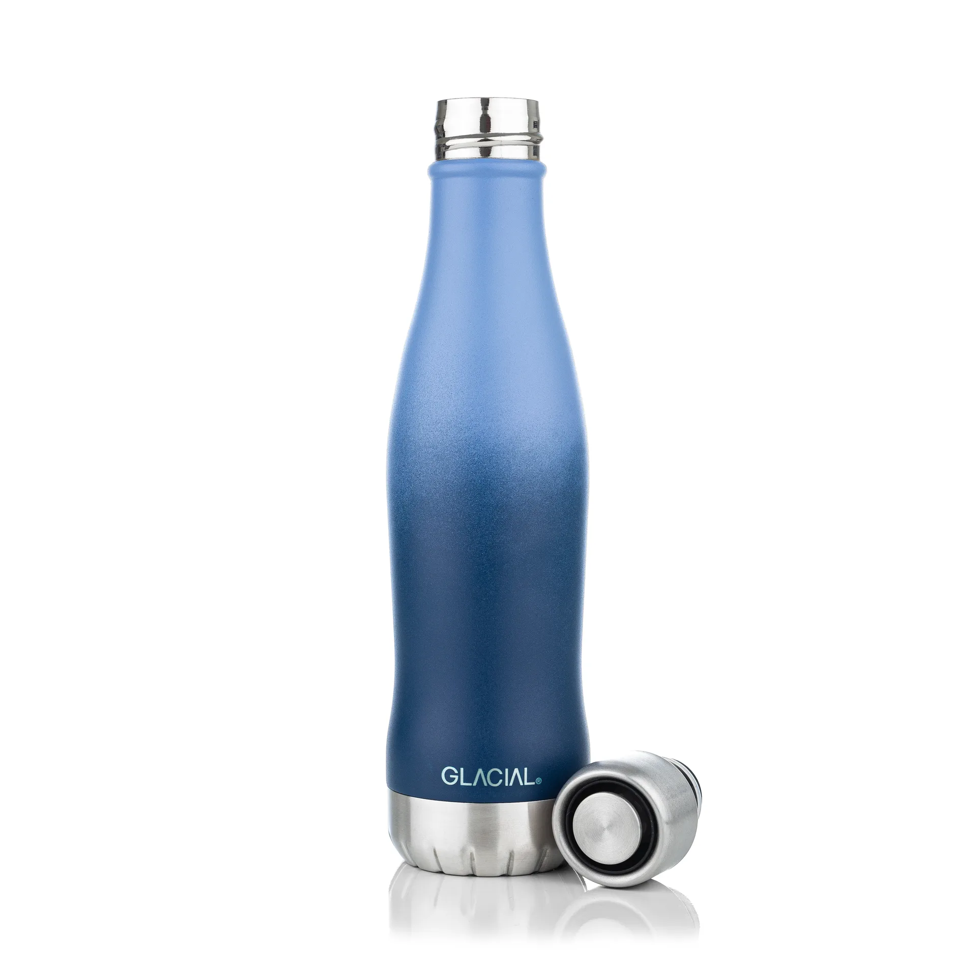 Bottiglia Glacial active 400 ml, Blue fade Glacial