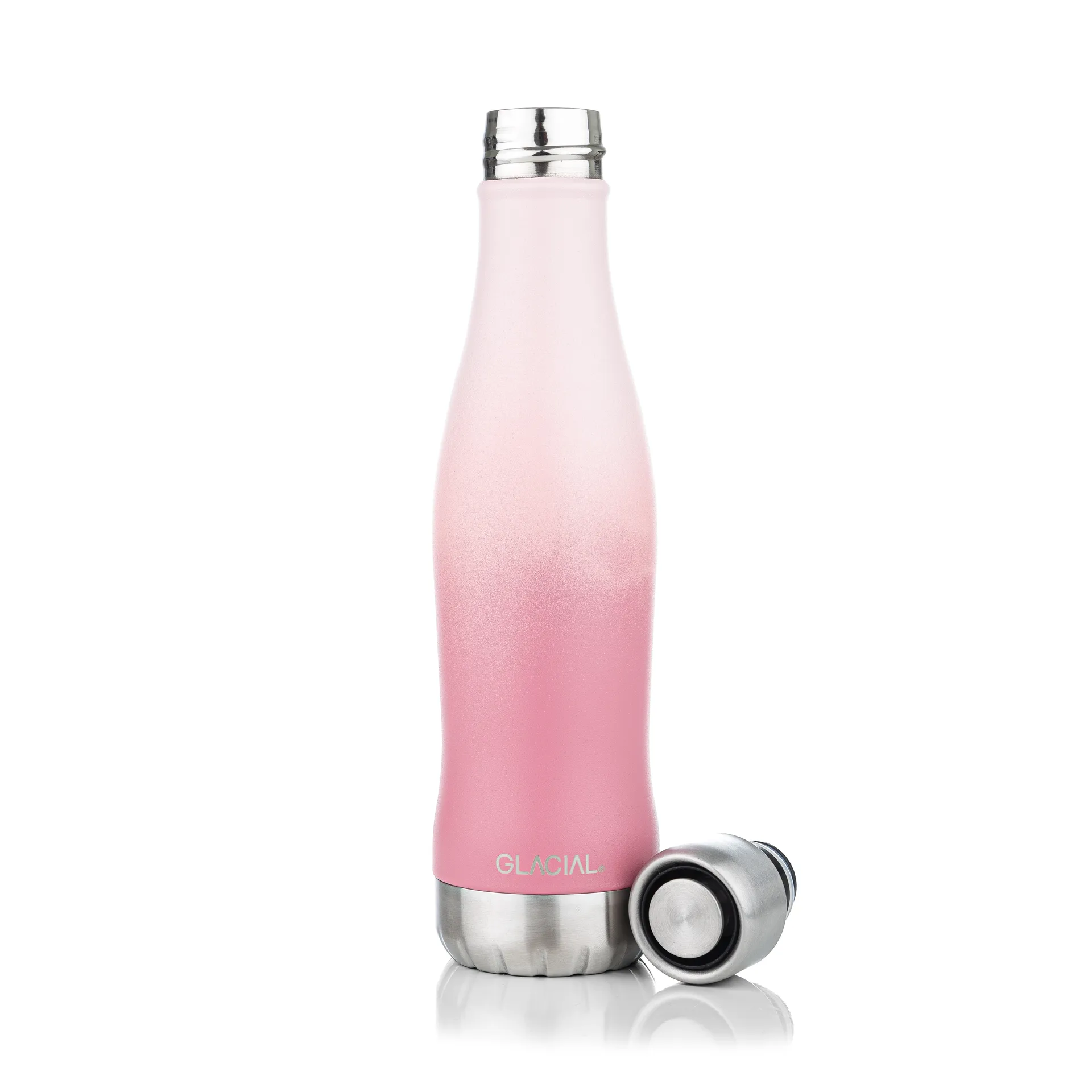 Bottiglia Glacial active 400 ml, Pink fade Glacial