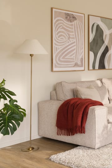 Base lampada da pavimento Iris - Ottone spazzolato - Globen Lighting