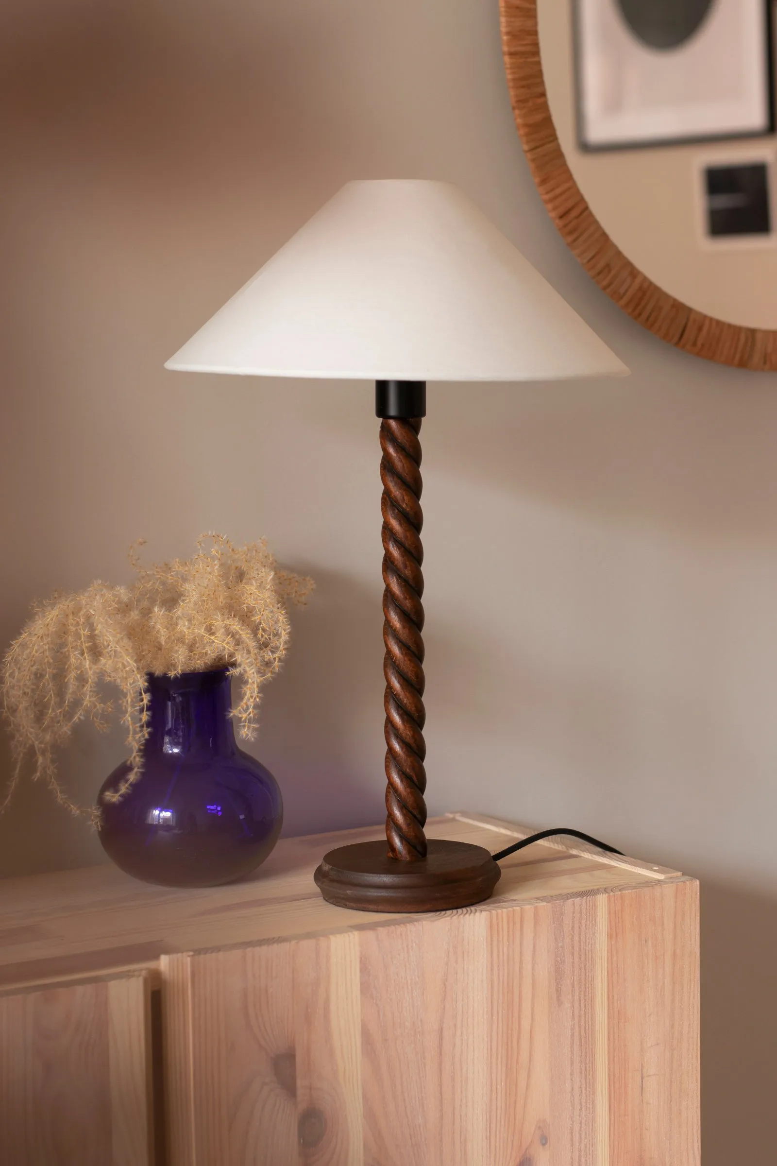 Base lampada Willow 38 cm, Noce Globen Lighting