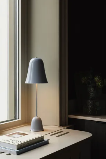 Blåklockan lampada da tavolo - Blu tenue (blu), Ø16xH50 cm - Globen Lighting