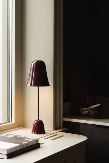 Blåklockan lampada da tavolo - Winröd (rosso), Ø16xH50 cm - Globen Lighting