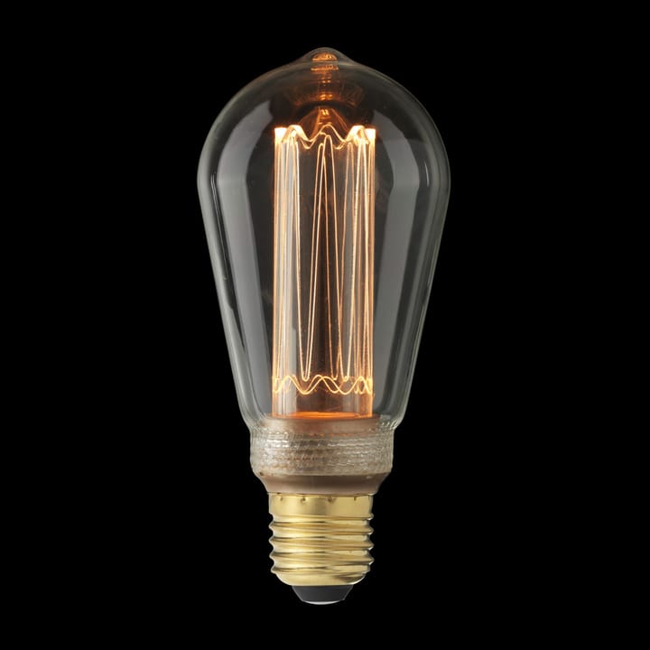 Filamento laser LED E27 dimmerabile, 6,4 cm, E27 Globen Lighting