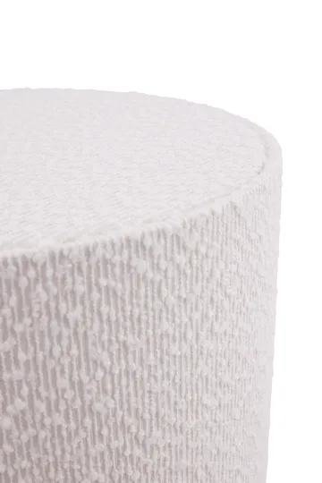 Florian lampada da pavimento - Bouclé bianco/beige, Ø30x80 cm - Globen Lighting