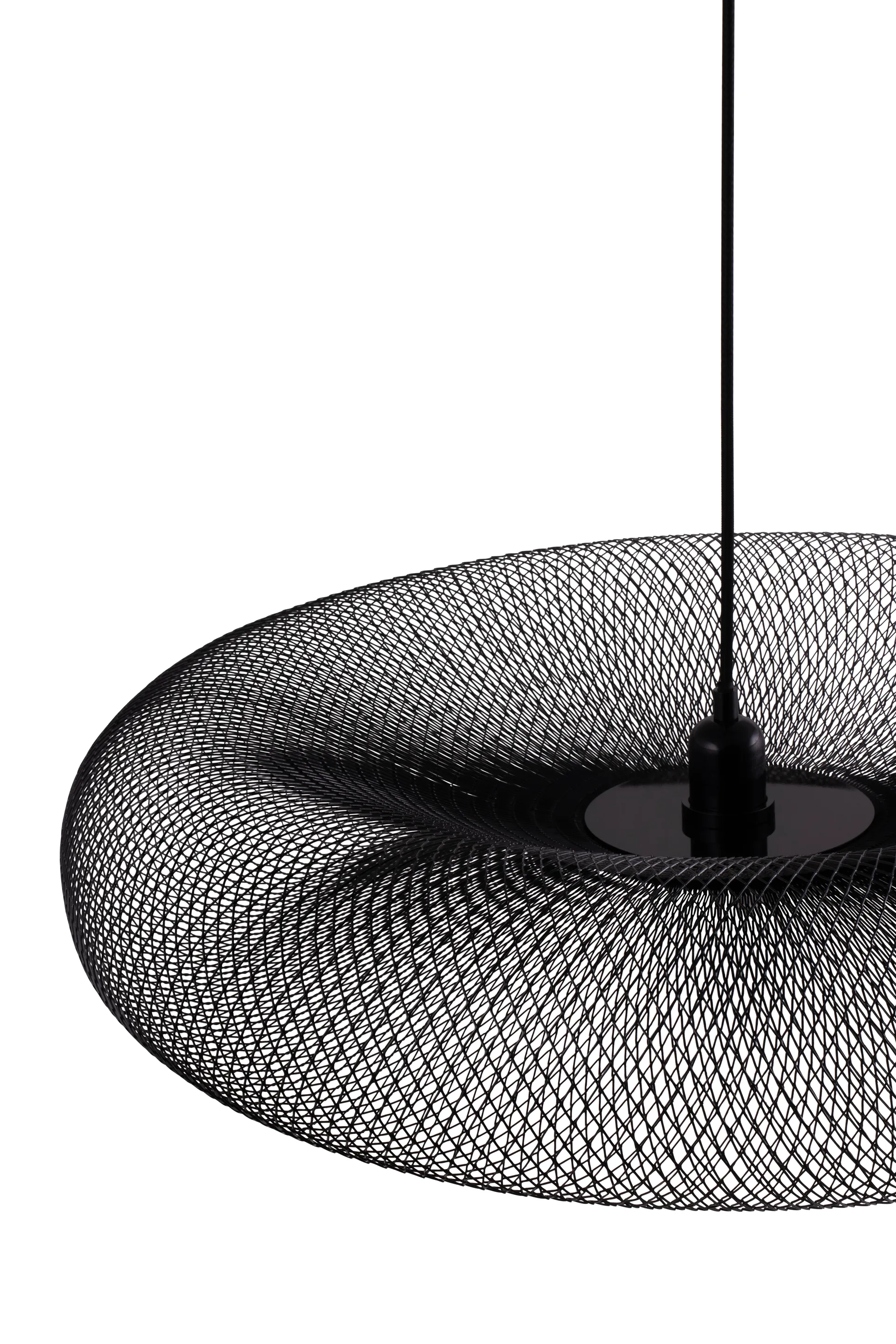 Lampada a sospensione Torus 65, Nero Globen Lighting