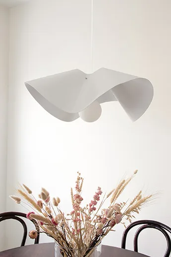 Lampada a sospensione Volang Ø 50 cm, Bianco Globen Lighting
