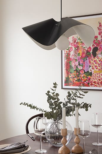 Lampada a sospensione Volang Ø 50 cm, Nero Globen Lighting