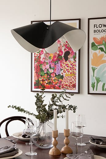 Lampada a sospensione Volang Ø 50 cm, Nero Globen Lighting