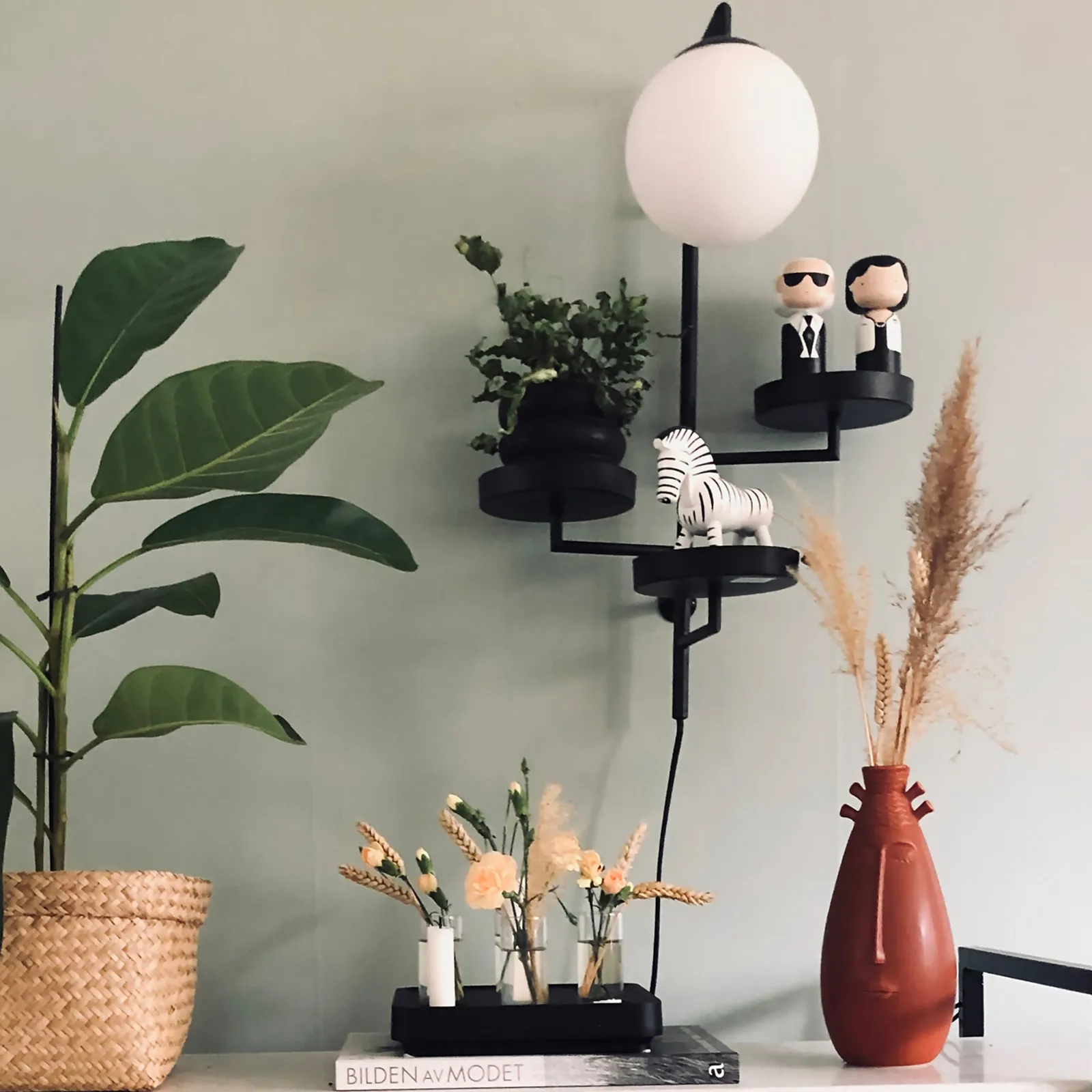 Lampada da parete Astoria, nero Globen Lighting