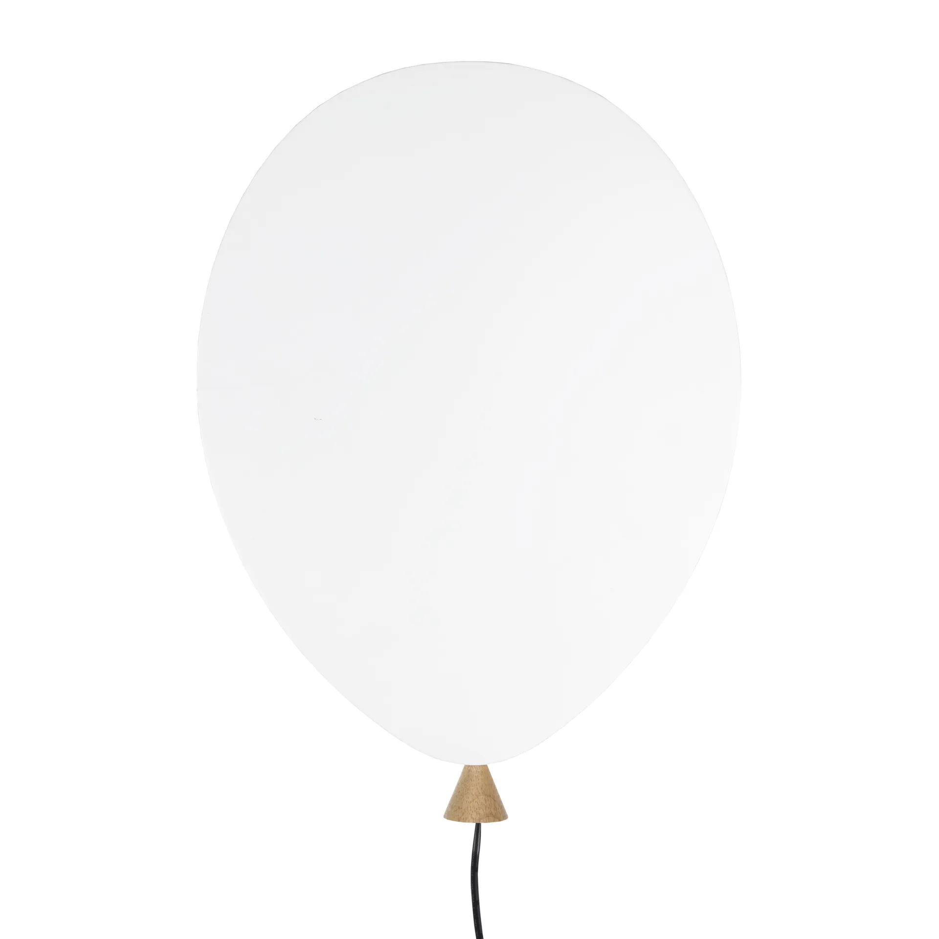 Lampada da parete Ballon, bianco - frassino Globen Lighting
