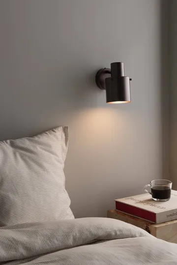 Lampada da parete Clark 1 - Bronze (marrone) - Globen Lighting