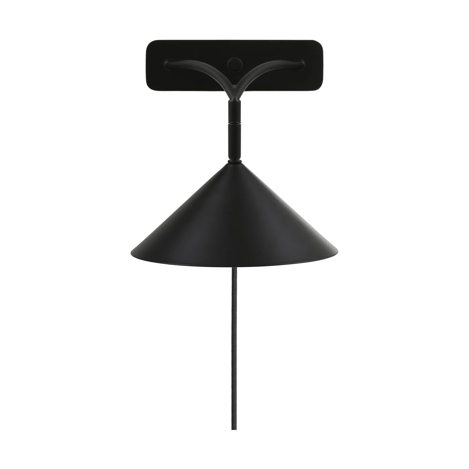 Lampada da parete Curve, Nero Globen Lighting