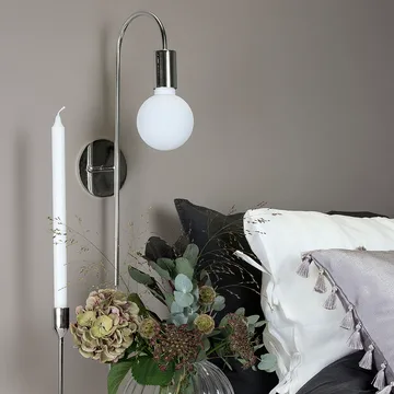 Lampada da parete Grace - cromo - Globen Lighting