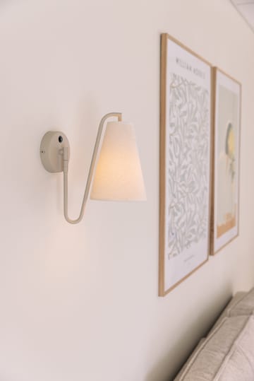 Lampada da parete Lou - Bouclé bianco-beige - Globen Lighting