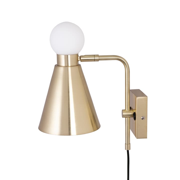 Lampada da parete Ludo, ottone spazzolato Globen Lighting