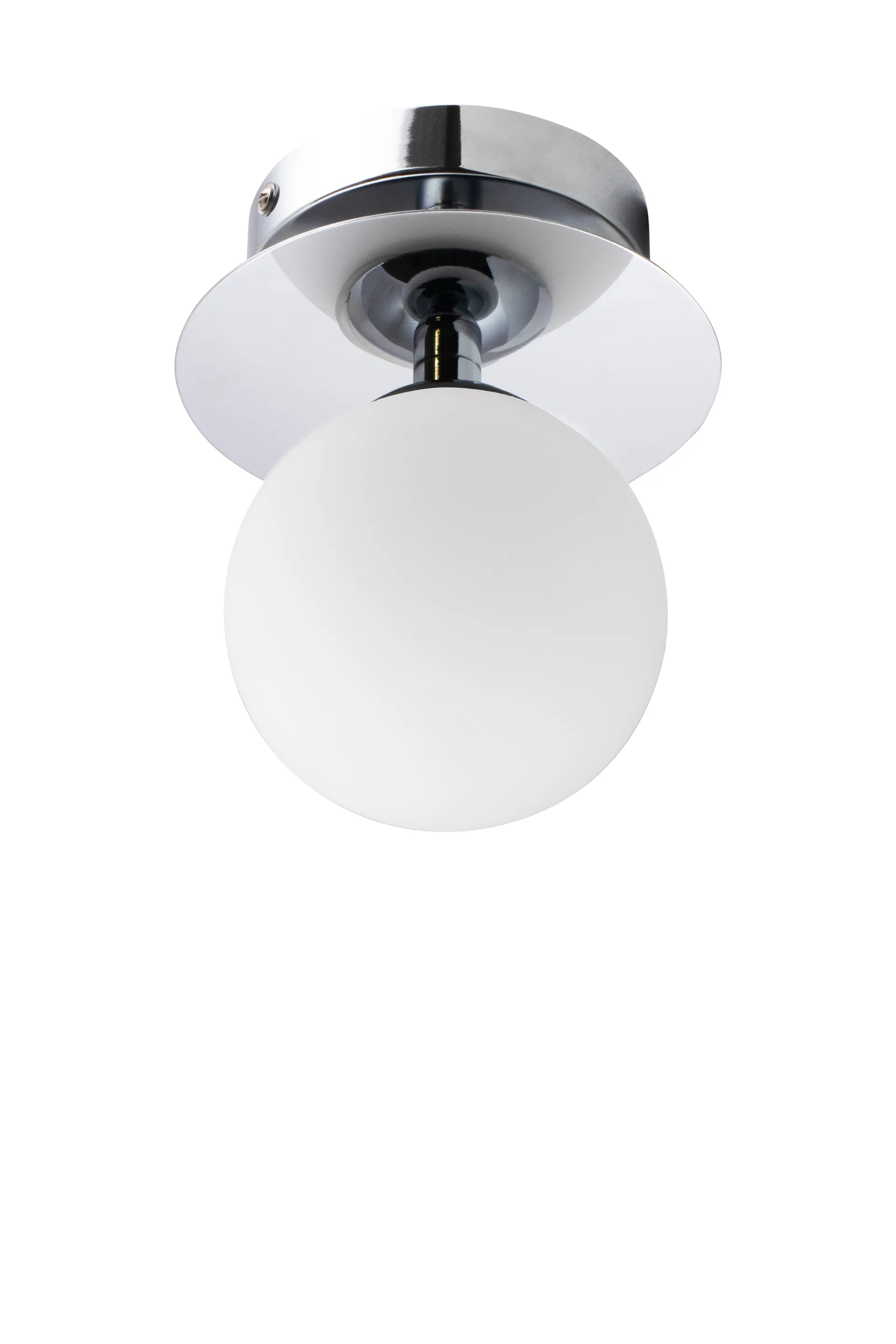 Lampada da parete/soffitto Art Deco IP44, Cromo-Bianco Globen Lighting