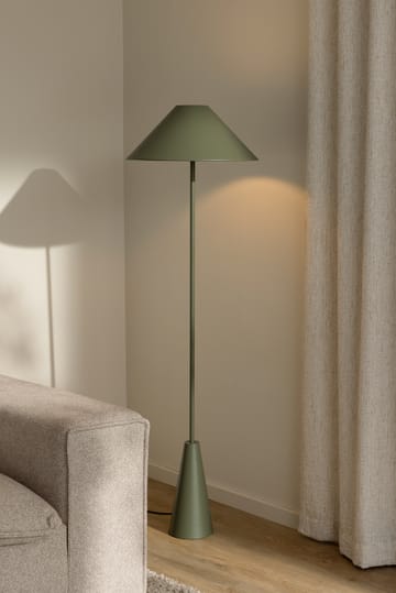 Lampada da pavimento Cannes 140 cm - Verde muschio - Globen Lighting