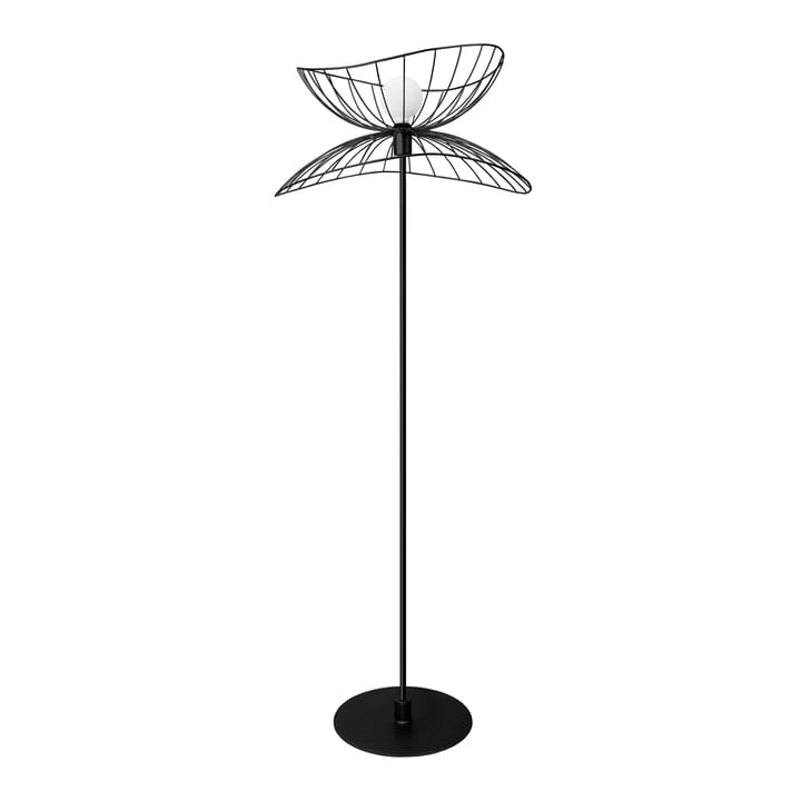 Lampada da pavimento Ray, nero opaco Globen Lighting