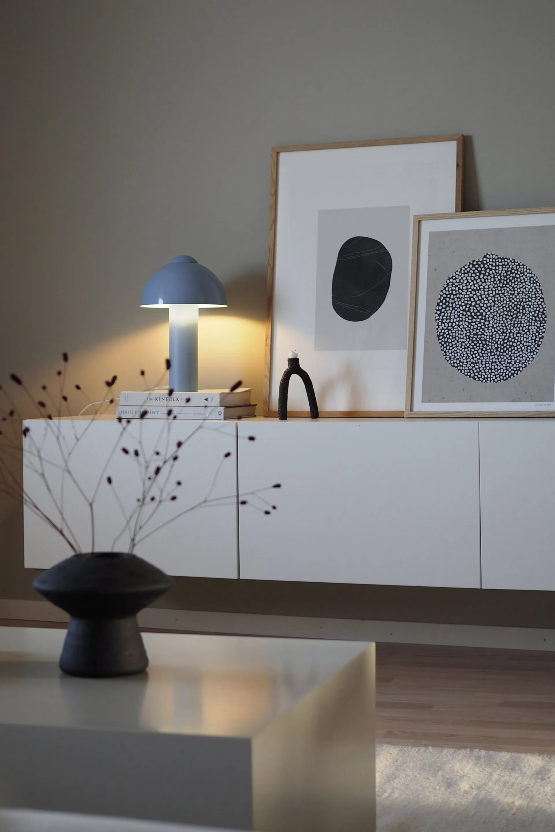 Lampada da tavolo 36 cm Buddy 23, Azzurro Globen Lighting