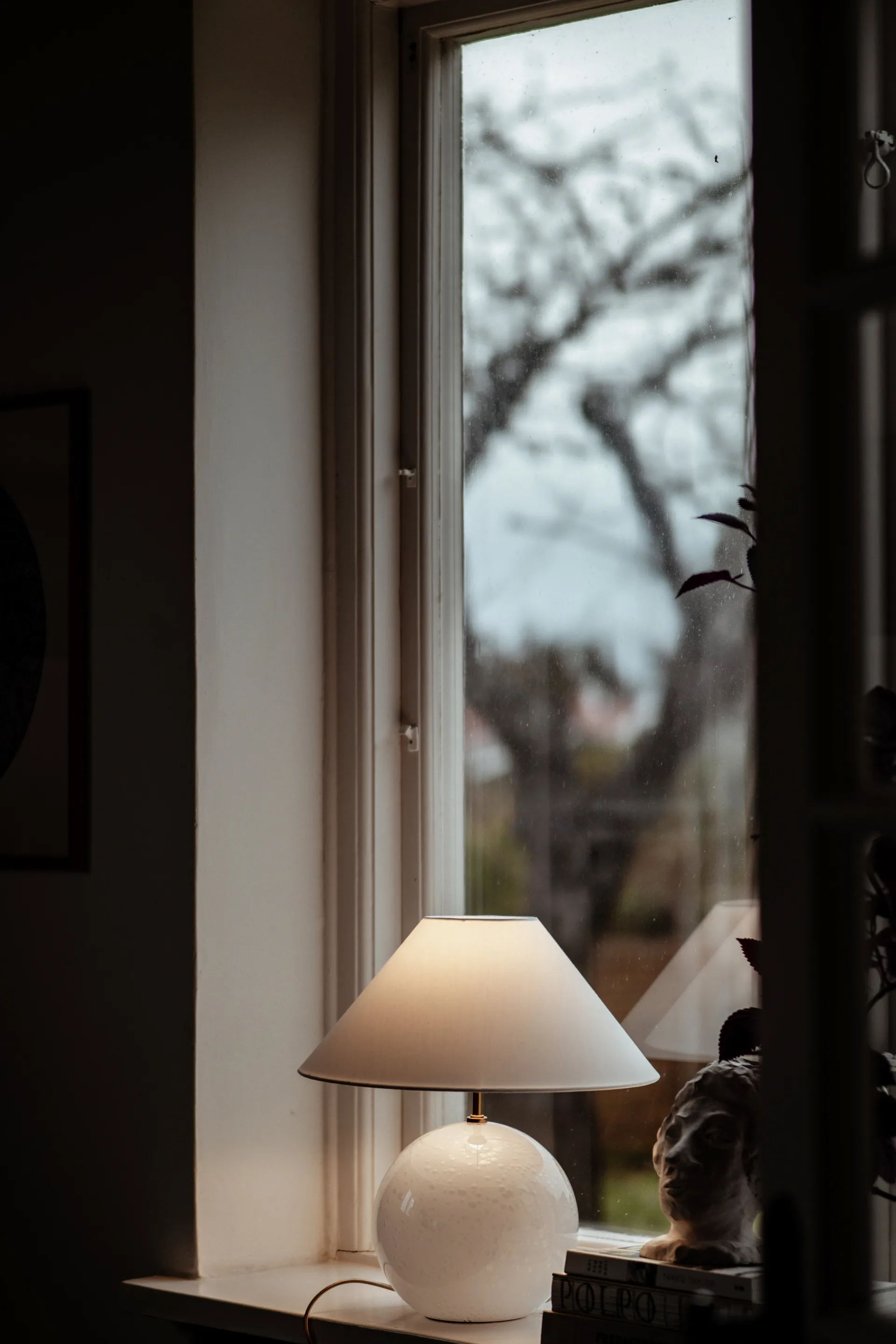 Lampada da tavolo 39 cm Iris 35, Bianco Globen Lighting