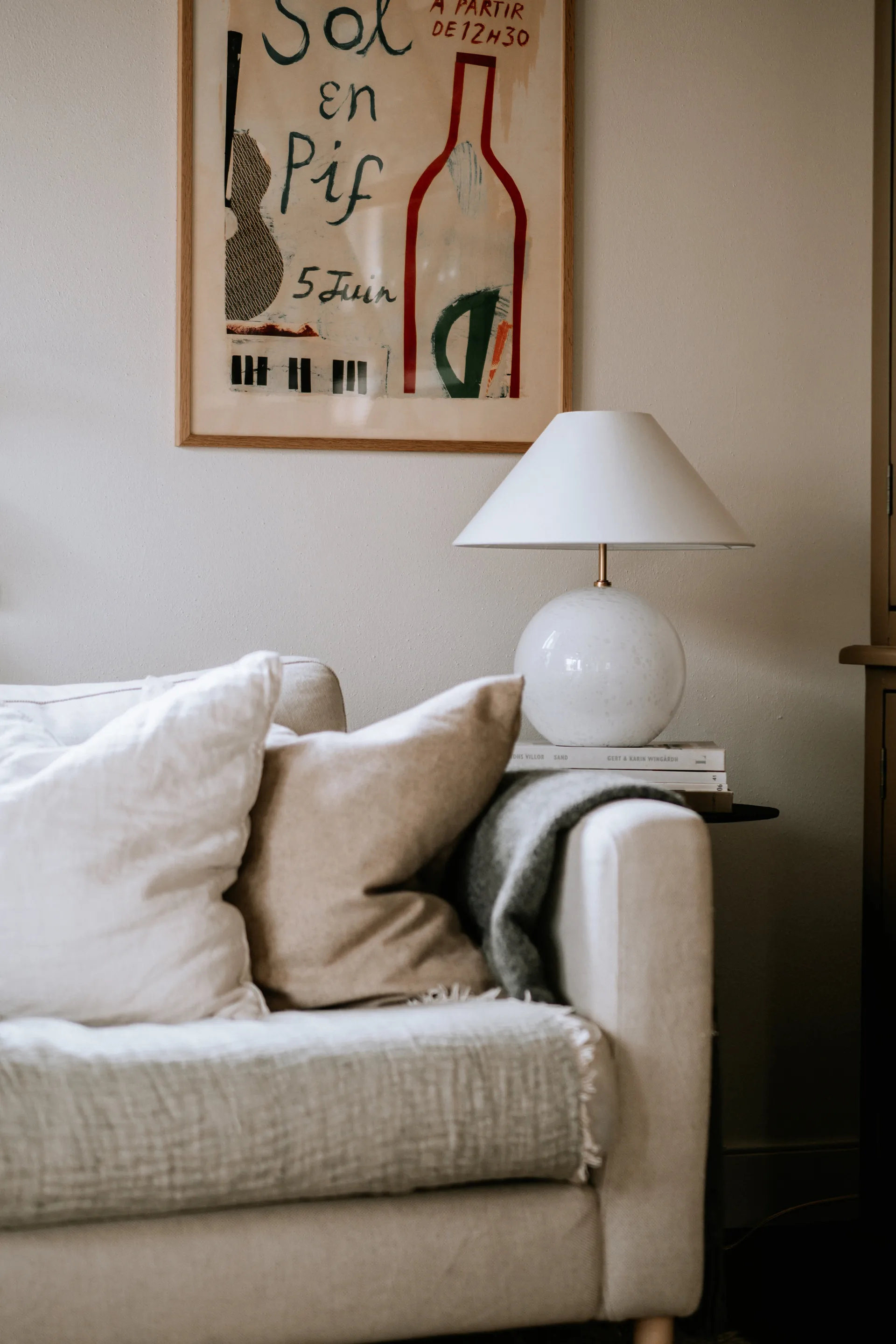 Lampada da tavolo 39 cm Iris 35, Bianco Globen Lighting