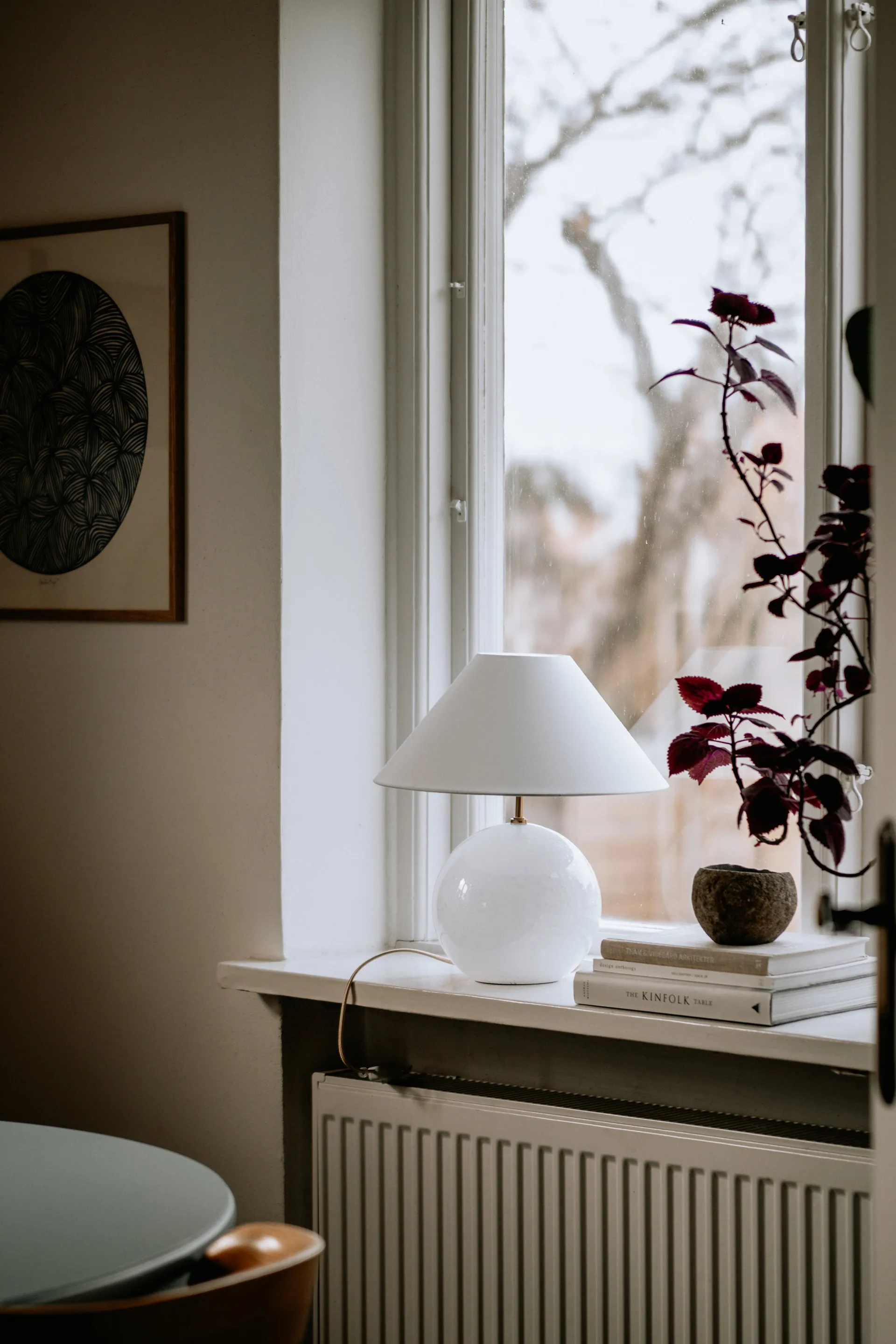 Lampada da tavolo 39 cm Iris 35, Bianco Globen Lighting