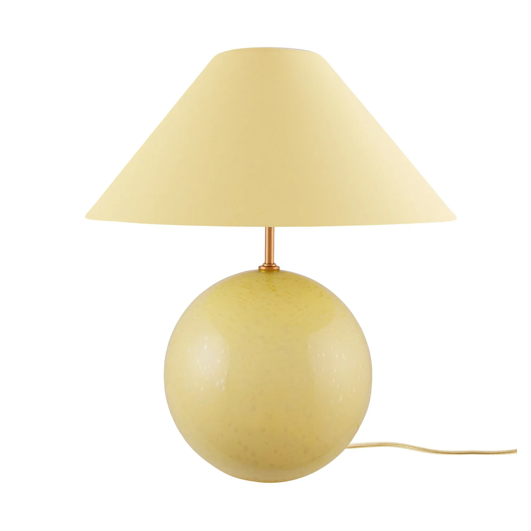 Lampada da tavolo 39 cm Iris 35, Butter yellow Globen Lighting