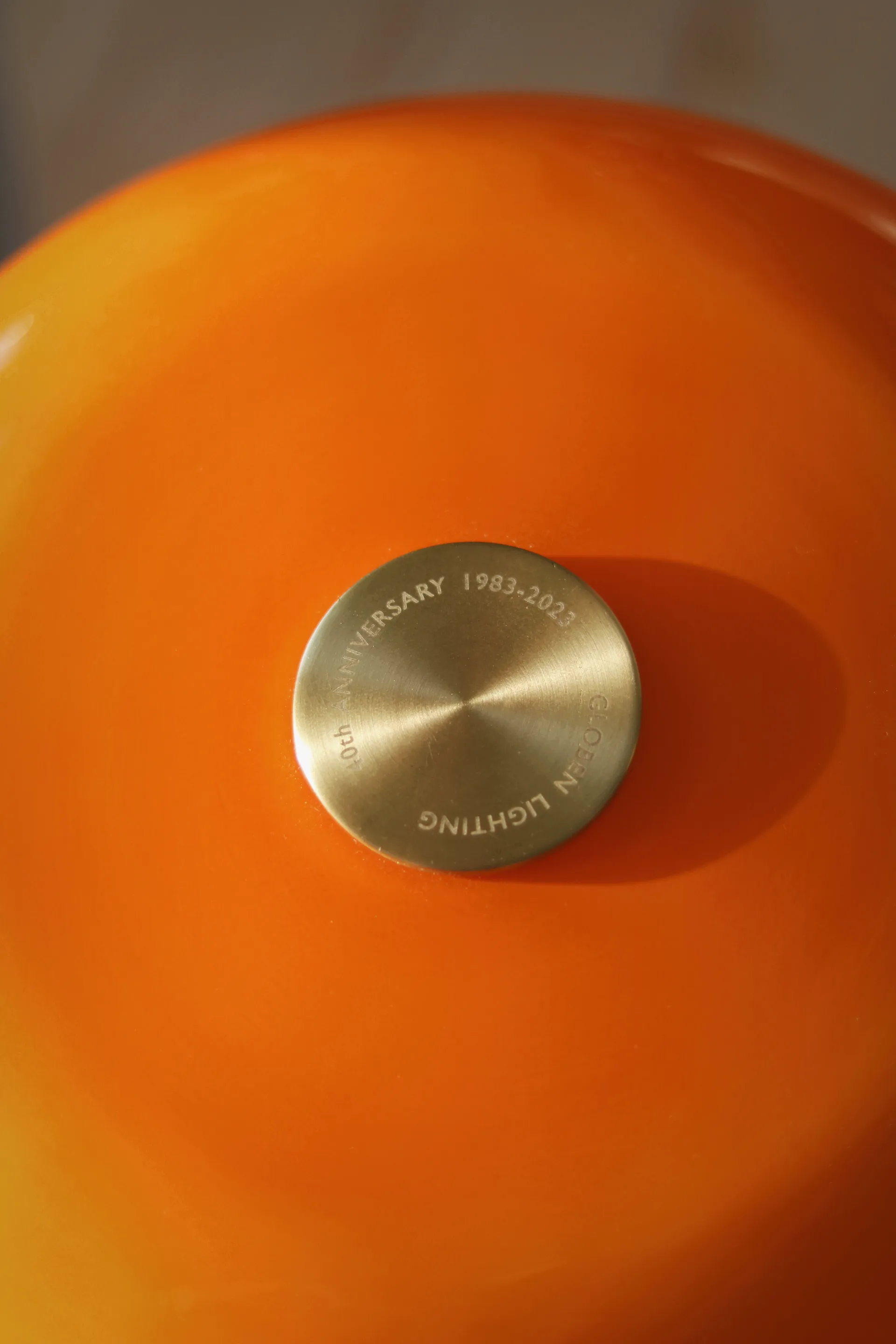 Lampada da tavolo Bullen 25 , Arancione Globen Lighting