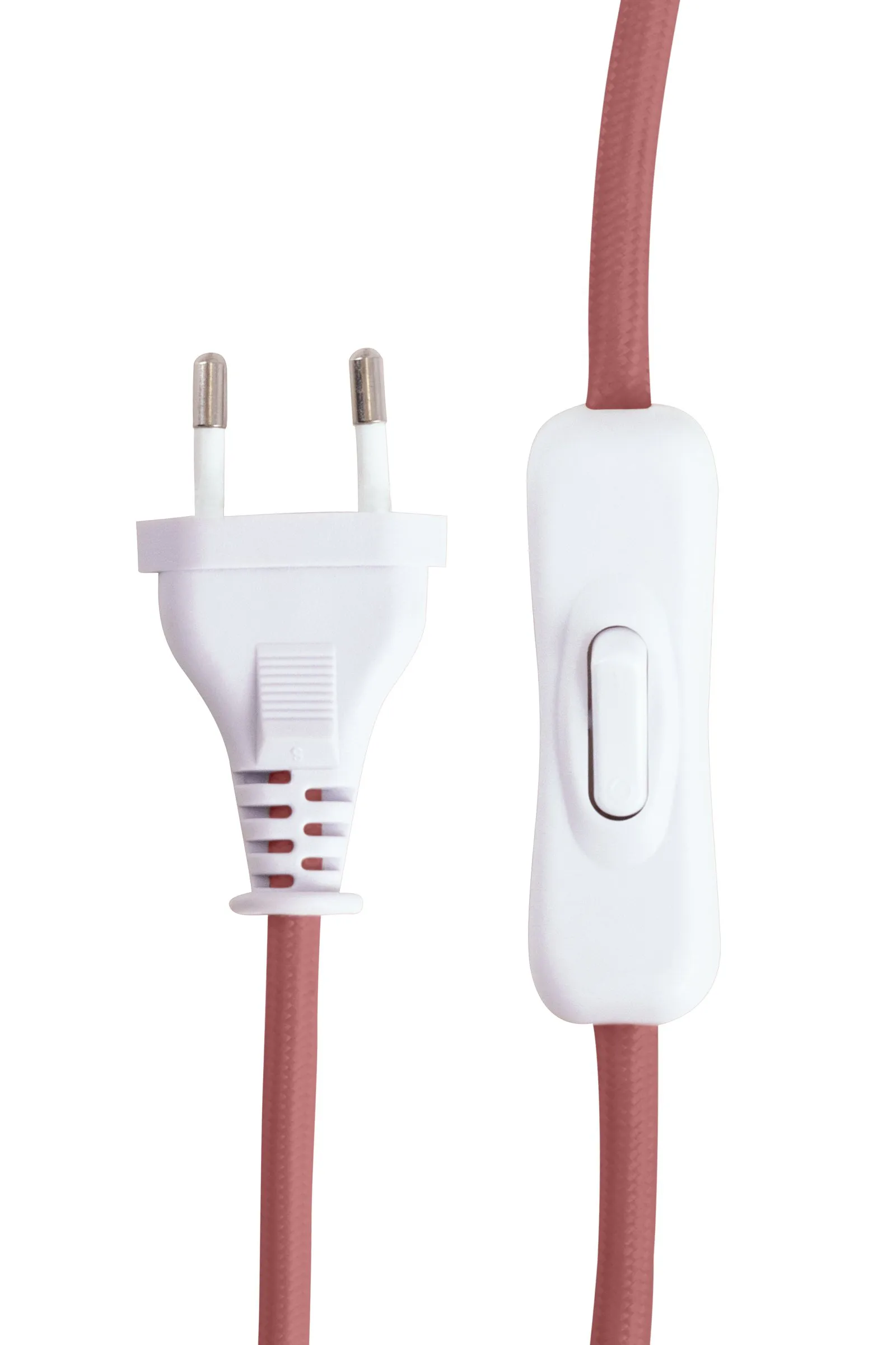 Lampada da tavolo Castello 24, Marmo rosa tenue, schermo bianco Globen Lighting