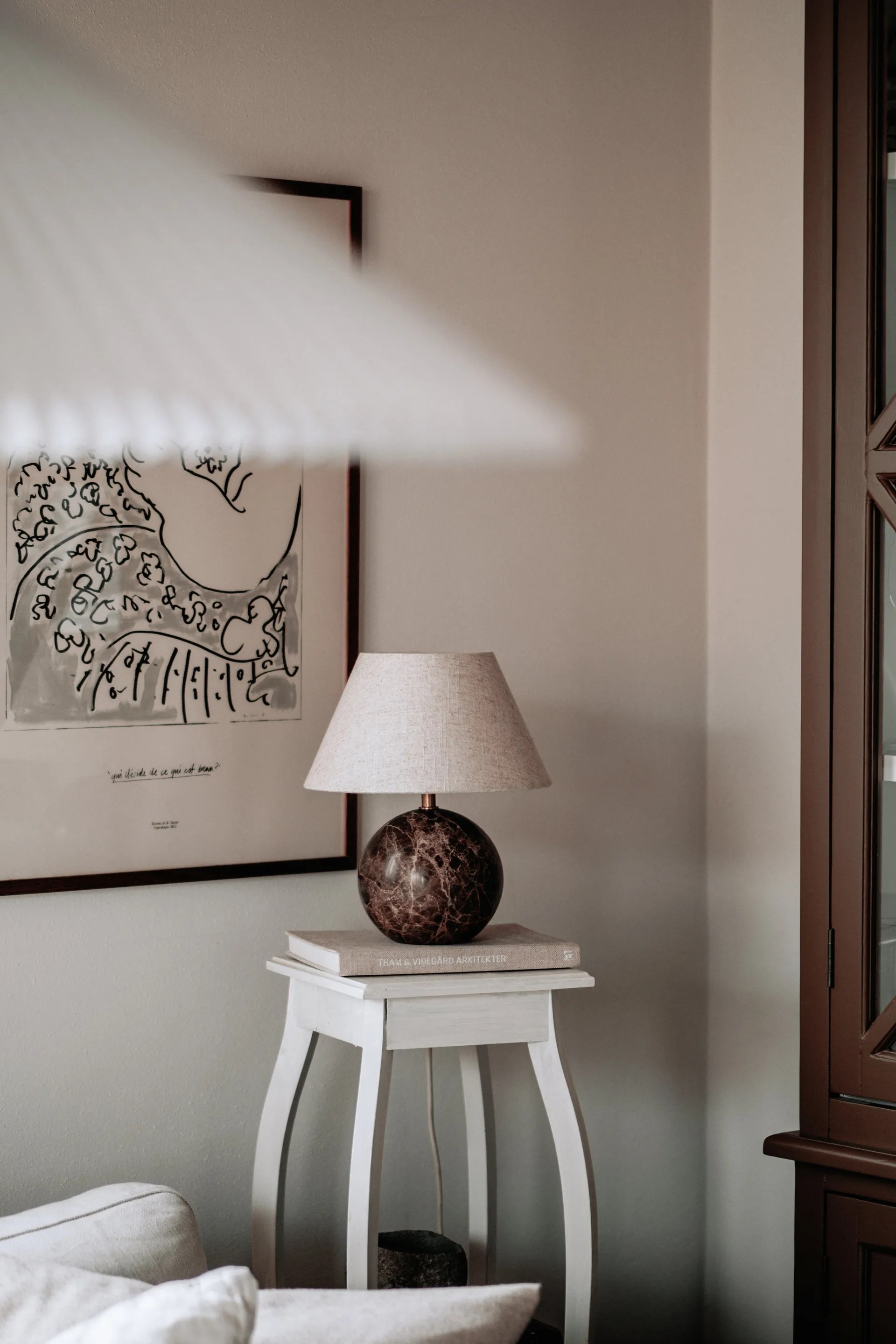 Lampada da tavolo Castello 24, Marrone Globen Lighting