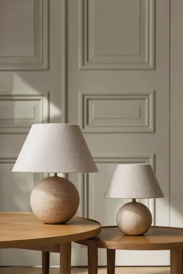 Lampada da tavolo Castello 35 - Beige travertino - Globen Lighting