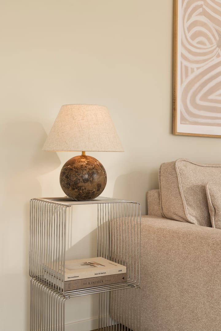 Lampada da tavolo Castello 35, Marmo marrone Globen Lighting