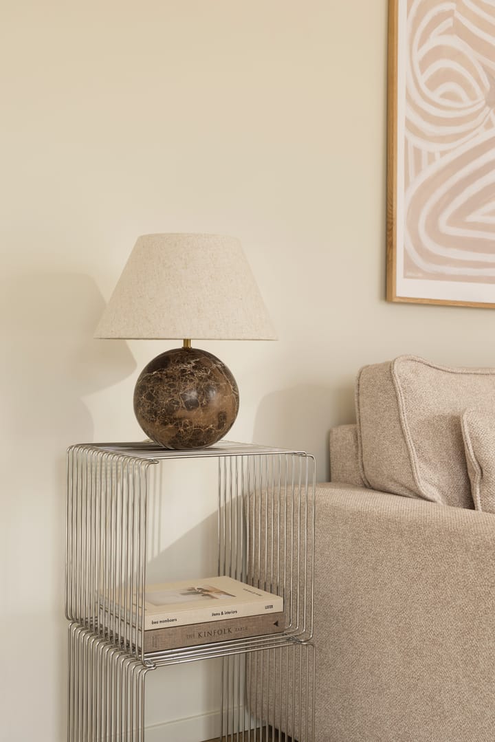Lampada da tavolo Castello 35, Marmo marrone Globen Lighting
