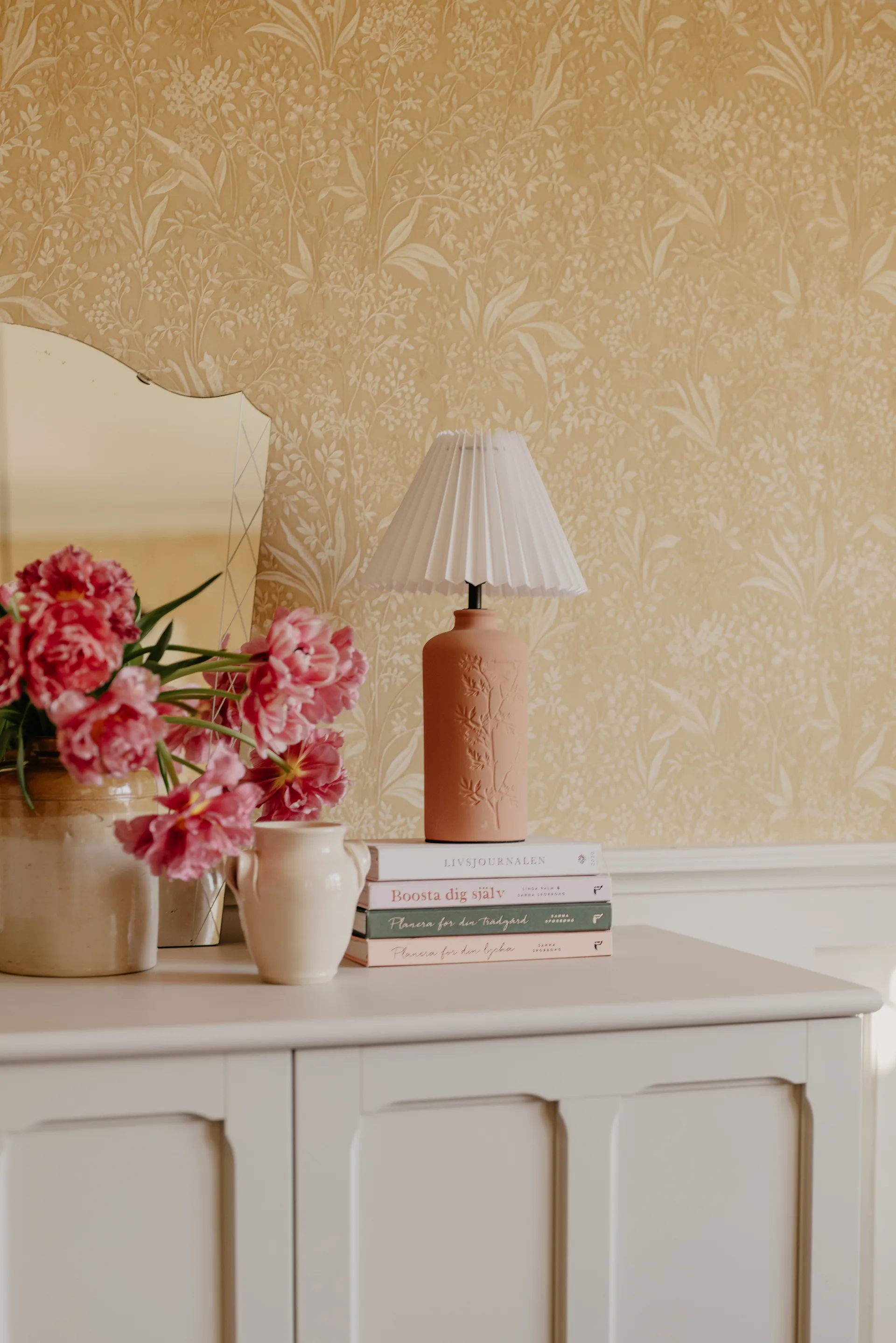 Lampada da tavolo Flora 39 cm, Terracotta Globen Lighting