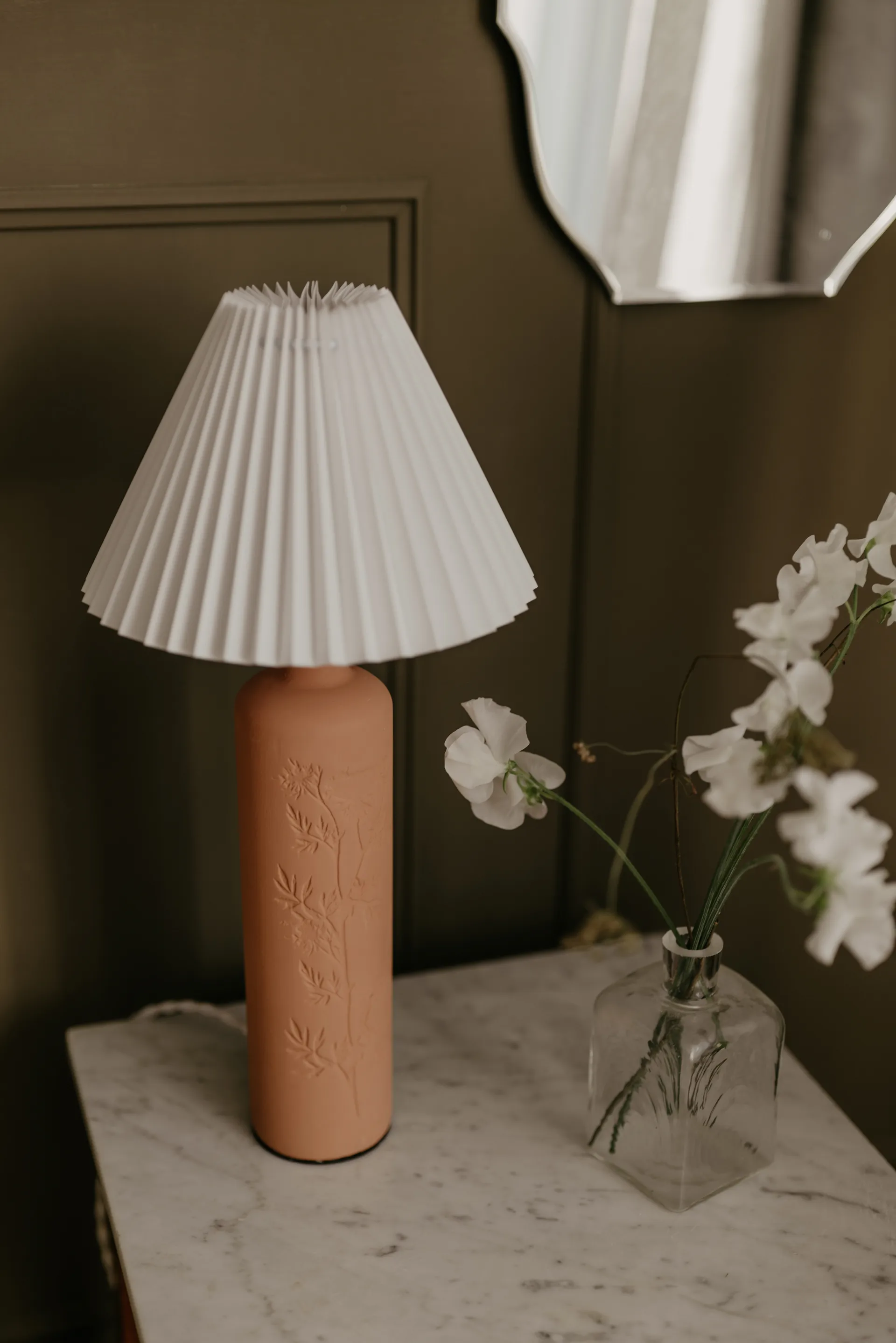 Lampada da tavolo Flora 46 cm, Terracotta Globen Lighting