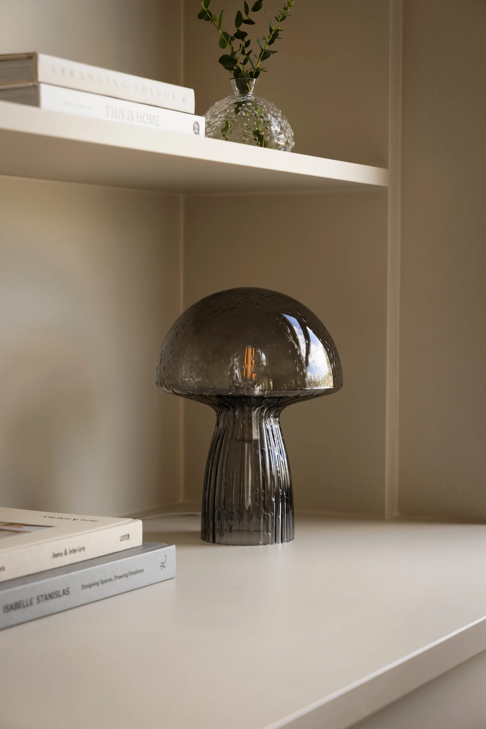  Lampada da tavolo Fungo Special Edition Fumo, Ø22 cm, A:30 cm Globen Lighting