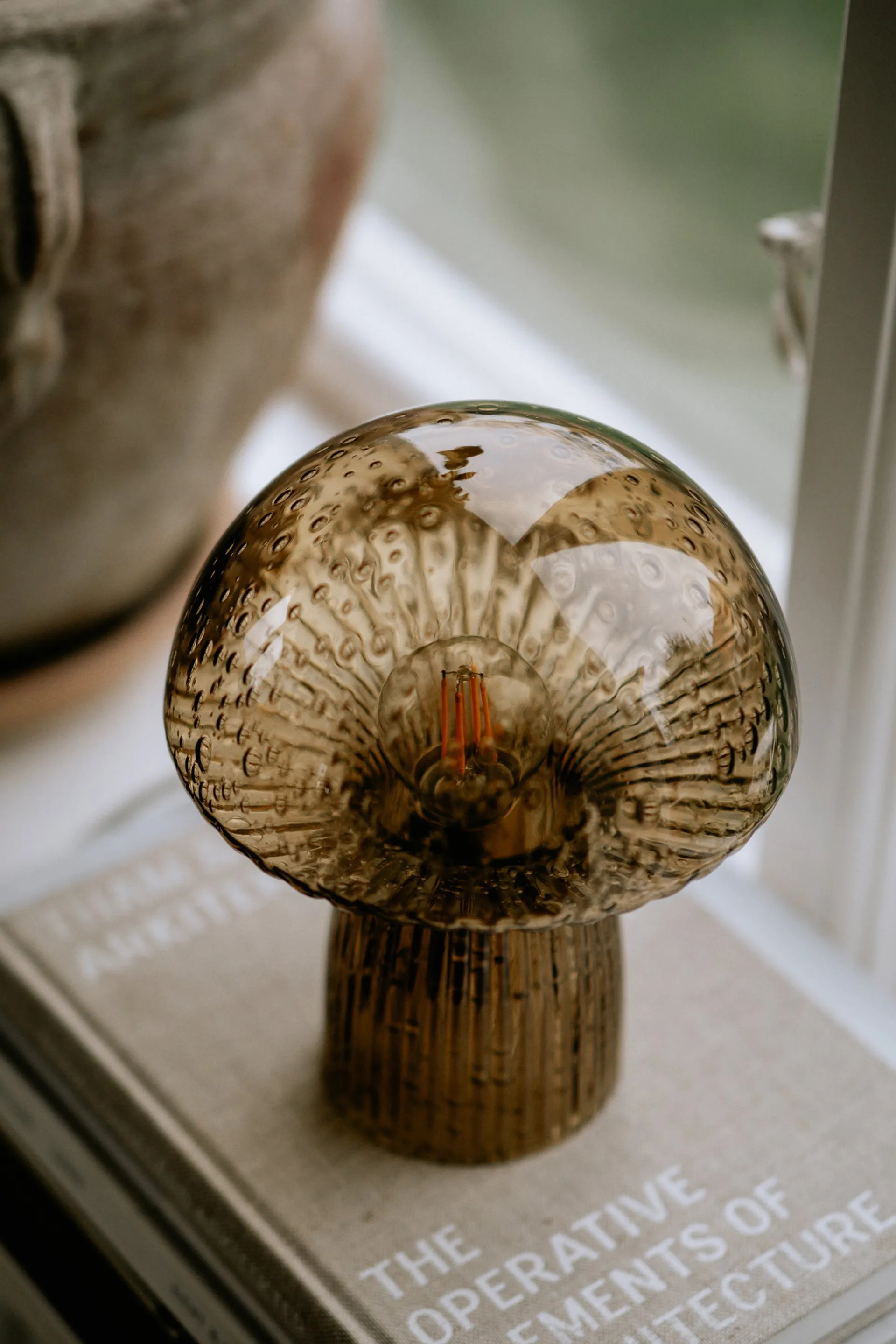 Lampada da tavolo Fungo Special Edition Marrone, Ø16 cm H20 cm Globen Lighting