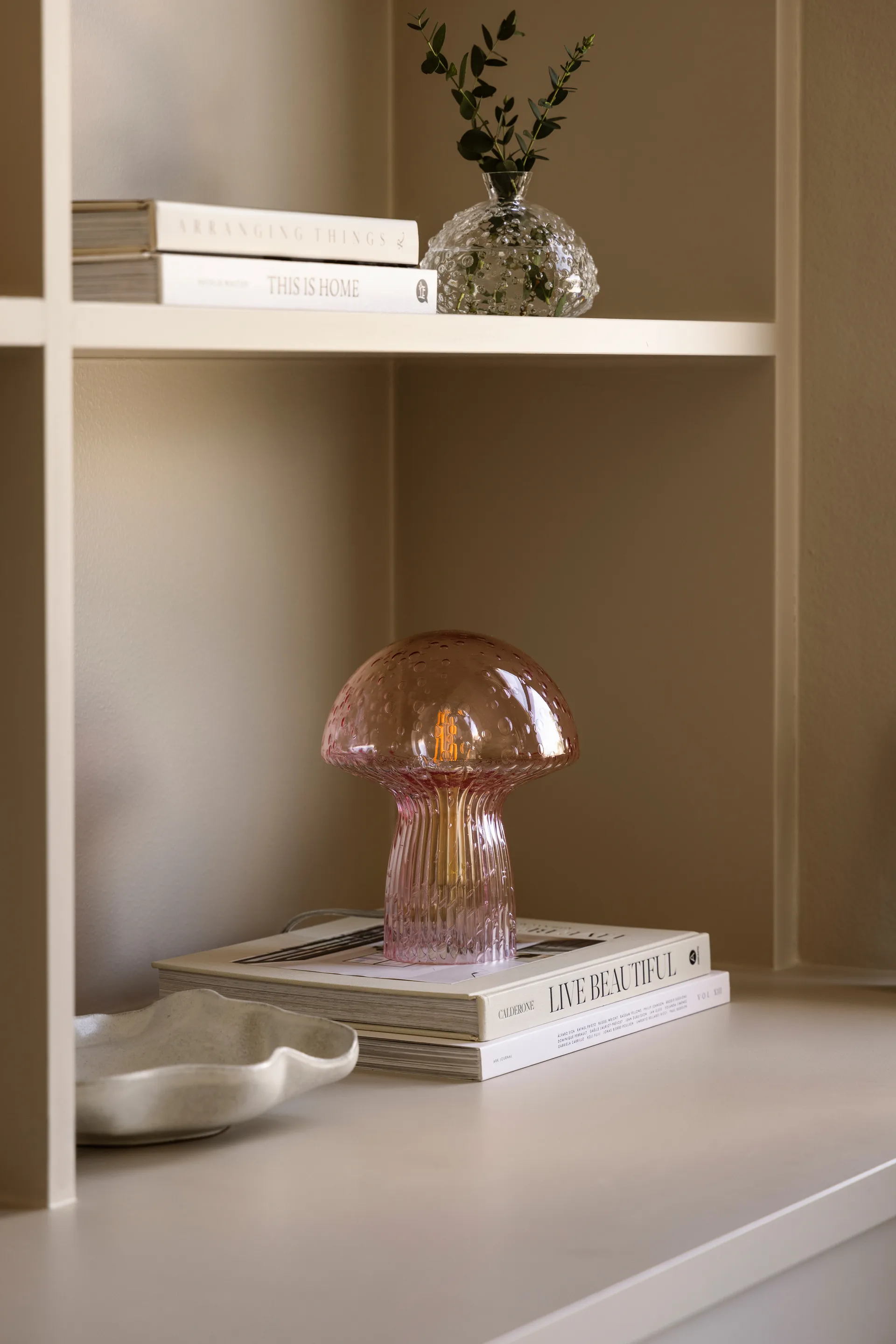 Lampada da tavolo Fungo Special Edition Rosa, Ø16 cm, A:20 cm Globen Lighting